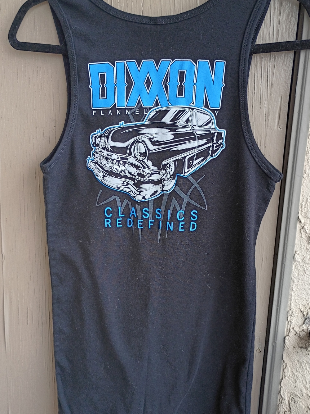 Dixxon Flannel Co. tank top featuring a classic lowrider car graphic.